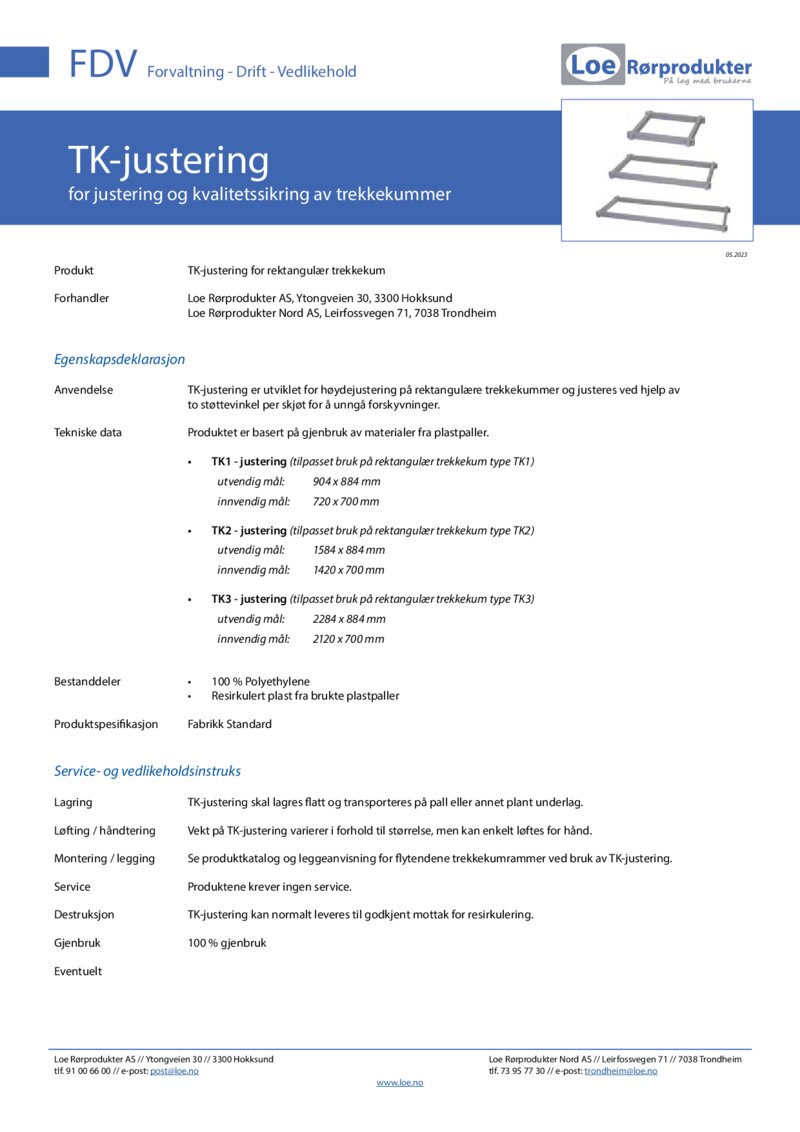 FDV_TK-justering_Loe Rørprodukter