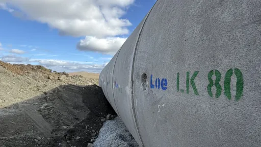 Loe Rørprodukter - Flybekken Valdres lavkarbonbetong 80