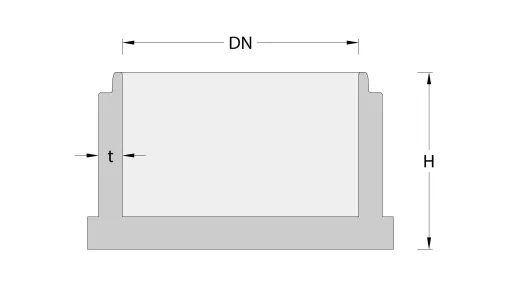 Loe Rørprodukter_Skisse-2D_ig Kumbunn