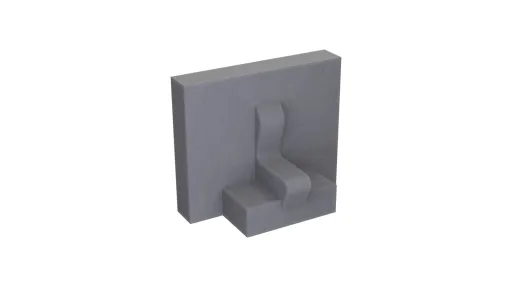 Loe Rørprodukter_SKISSE-3D_Forankringsplate type 1