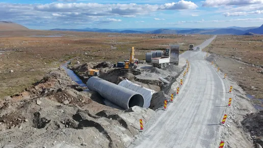 Loe Rørprodukter - Flybekken Valdres lavkarbonbetong 80