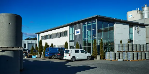 Loe Rørprodukter - hovedkontor og fabrikk Hokksund