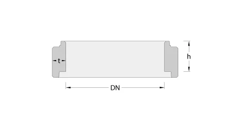Loe Rørprodukter_Skisse-2D_Justeringsring Fals