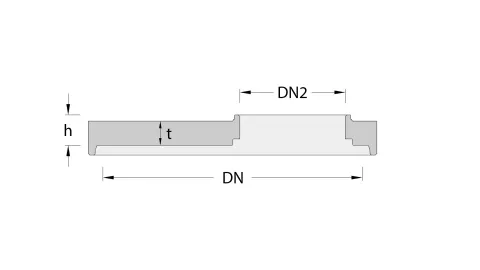 Loe Rørprodukter_Skisse-2D_Topplate_E