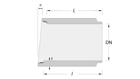 Loe Rørprodukter_Skisse-2D_ig Langbend-Falsrør