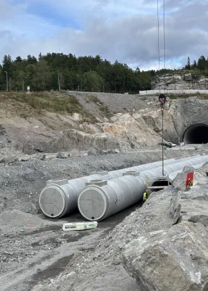 Loe Rørprodukter - rørlegging igT-Falsrør på E18
