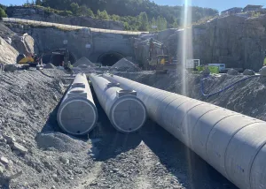 Loe Rørprodukter - rørlegging igT-Falsrør på E18