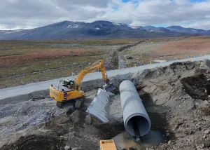 Loe Rørprodukter - Flybekken Valdres lavkarbonbetong 80