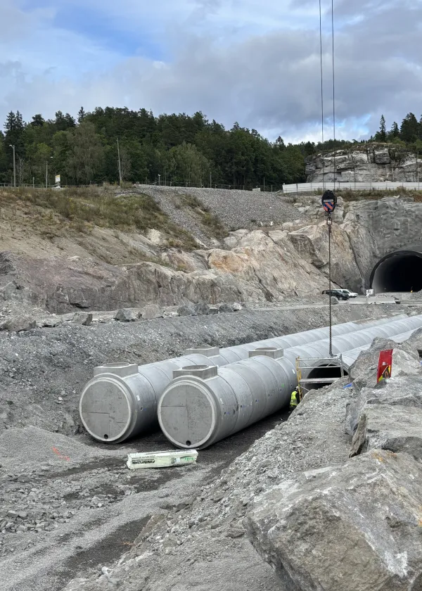 Loe Rørprodukter - rørlegging igT-Falsrør på E18